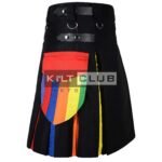 LGBTQ Pride Hybrid Utility Scottish Kilt