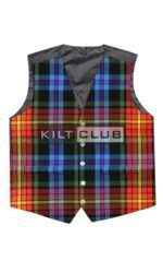 LGBTQ Pride Tartan Waistcoat - Image 2