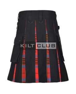 Alternative view of Leslie Red Ancient Hybrid Kilt