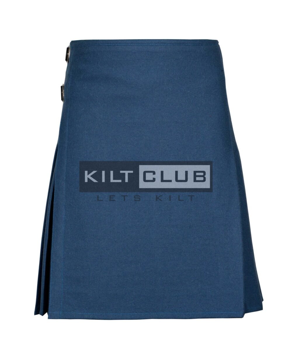 Lovat Blue Wool 8 Yard Kilt
