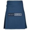 Lovat Blue Wool 8 Yard Kilt