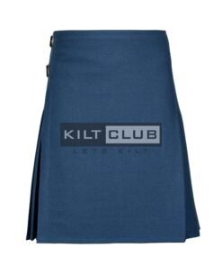 Lovat Blue Wool 8 Yard Kilt