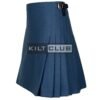 Lovat Blue Wool 8 Yard Kilt