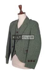 Lovat Green Wool Argyll Jacket - Image 4