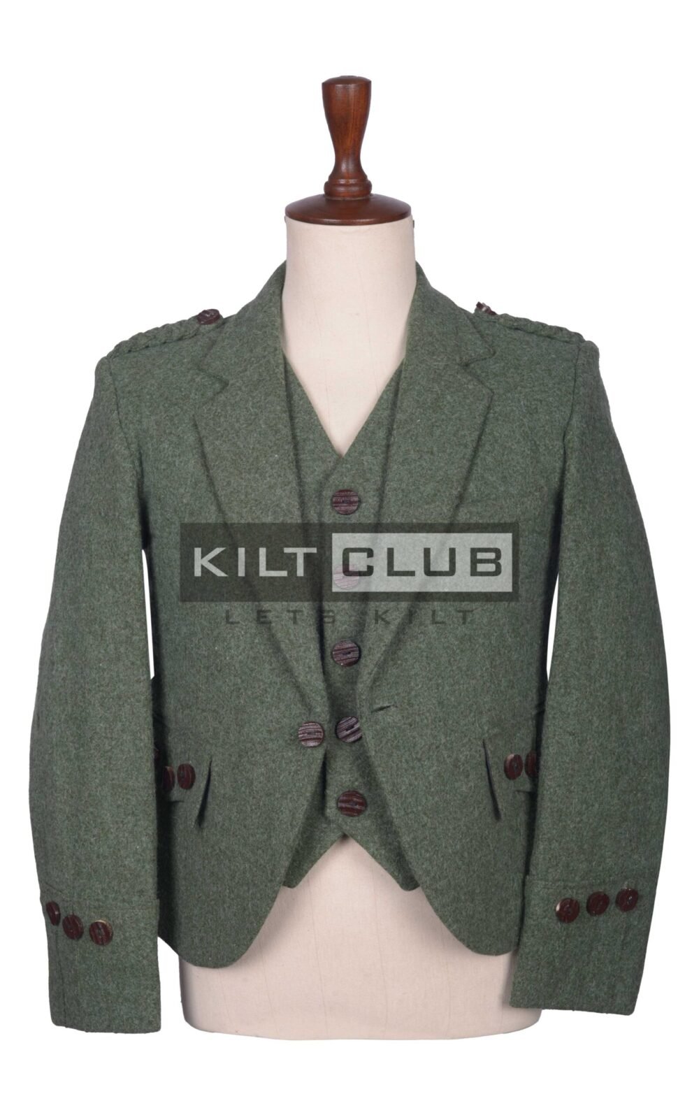 Lovat Green Wool Argyll Jacket