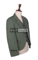 Lovat Green Wool Argyll Jacket - Image 3