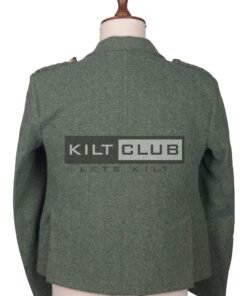 Alternative view of Lovat Green Wool Argyll Jacket