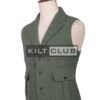 Lovat Green Wool Utility Waistcoat