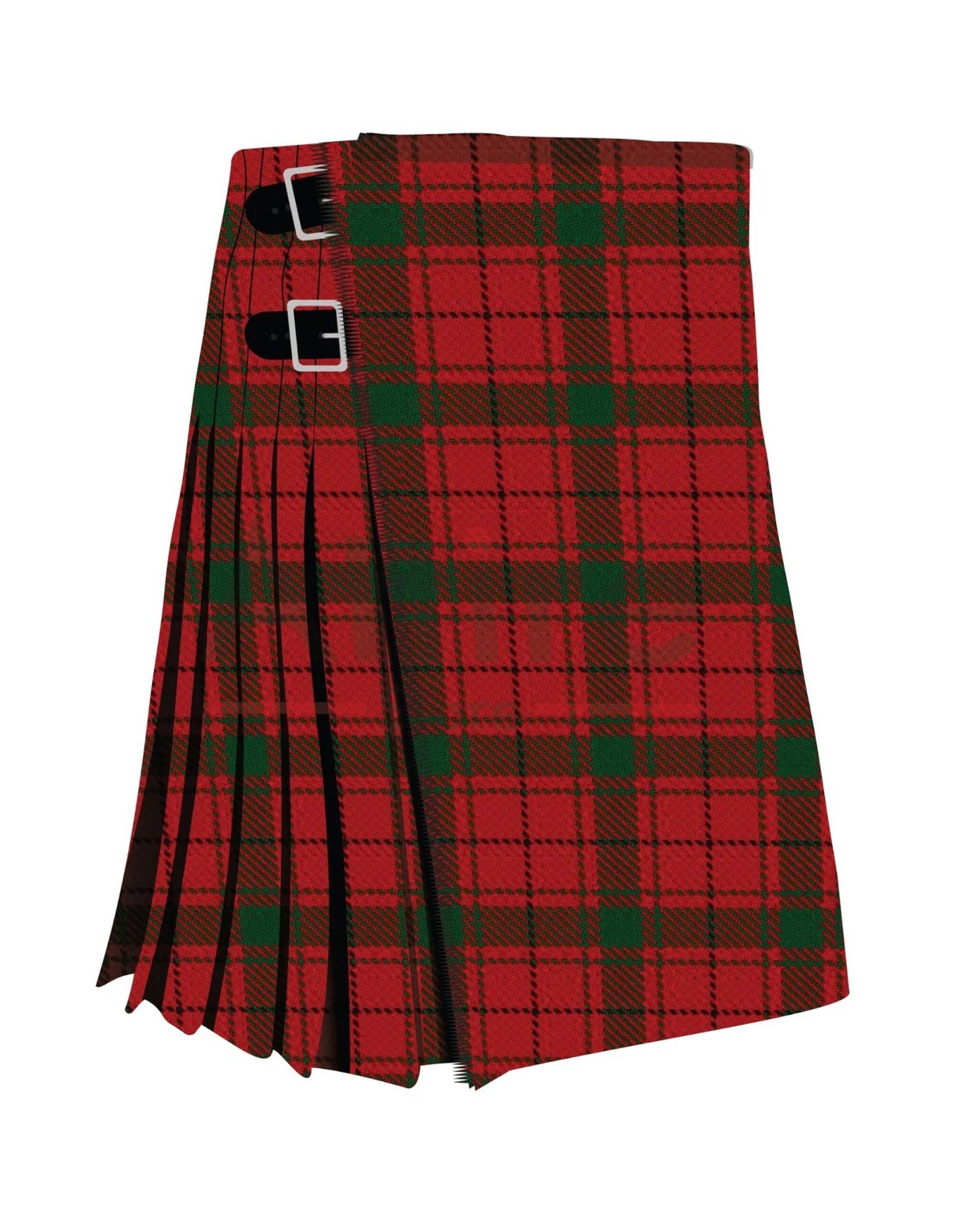 MacDonald of Isles Red Modern Tartan Kilt