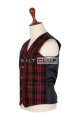 Macdonald Tartan 5 Buttons Argyll Waistcoat - Image 2