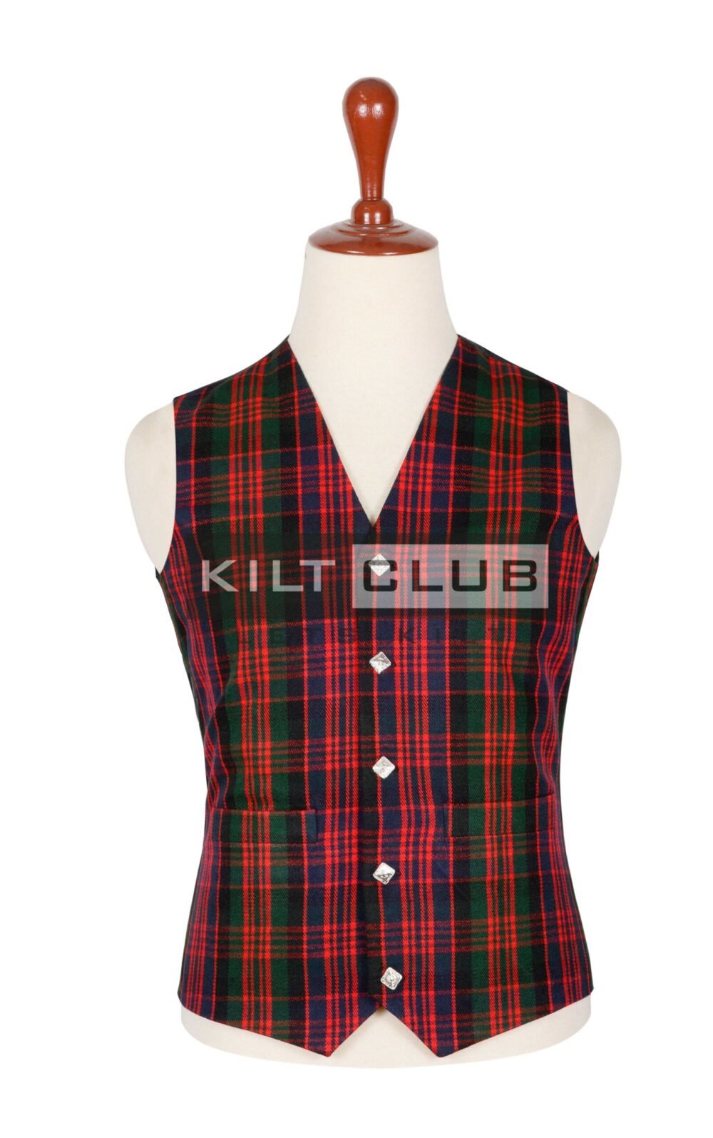 Macdonald Tartan Argyll Waistcoat