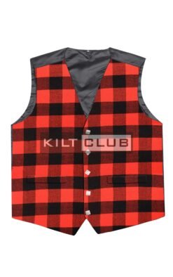 Alternative view of Macgregor Rob Roy Tartan Waistcoat