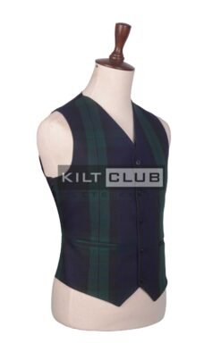 Alternative view of Mackay Tartan Argyll Waistcoat