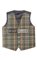 Mackenzie Weathered Tartan Waistcoat - Image 2
