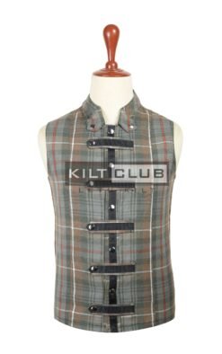 Mackenzie Weathered Tartan Scottish Argyll Waistcoat