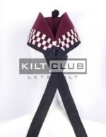 Maroon Wool - Maroon White Diced Cap - Image 3