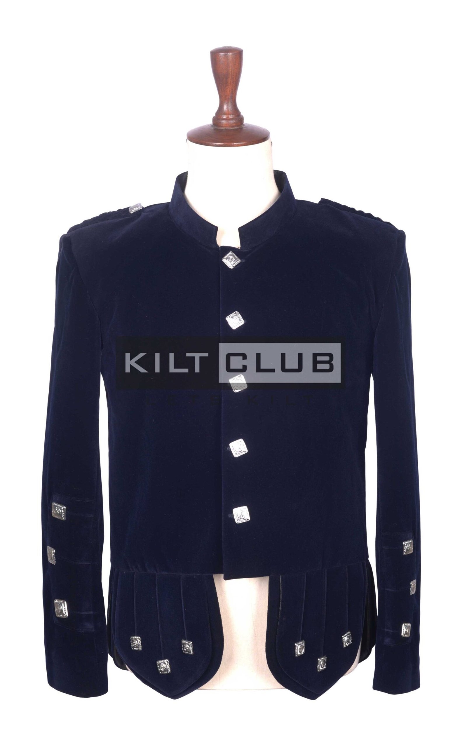 Navy Velvet Kenmore Doublet Jacket