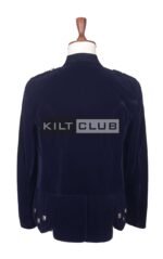 Navy Velvet Kenmore Doublet Jacket - Image 3