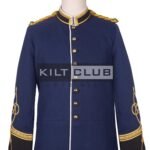 Navy Wool Military Officer Coat