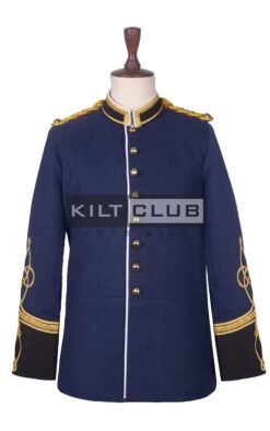 Navy Wool Military Officer Coat