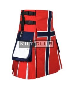 Alternative view of Norwegian Flag Utility kilt
