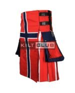 Norwegian Flag Utility kilt - Image 3