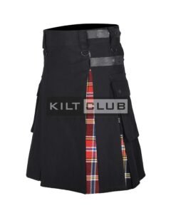 Alternative view of Norwegian Knights Tartan Hybrid Kilt