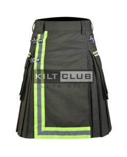 Olive Green Ripstop Cotton Fire Department Utility Kilt