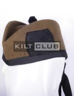 Plain Tan Wool Cap - Image 3