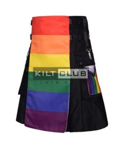 Alternative view of Pride Flag Utility Kilt