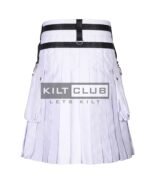 Pride Flag  White Utility Kilt - Image 3