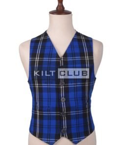 Ramsay Blue Tartan Argyll Waistcoat