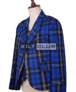Alternative view of Ramsay Blue Tartan Argyll Jacket