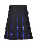Ramsay Blue Cotton Hybrid Utility kilt
