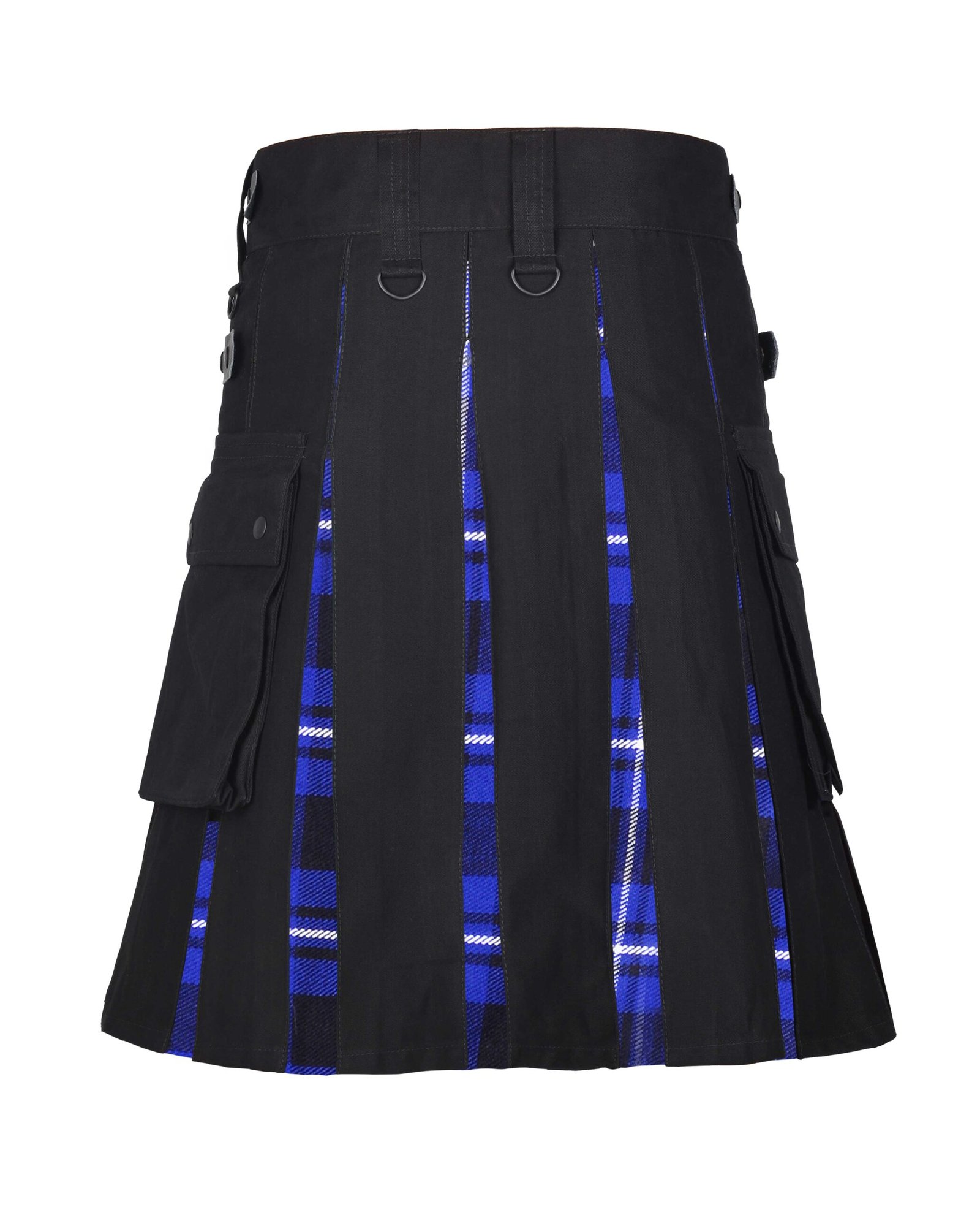 Ramsay Blue Cotton Hybrid Utility kilt