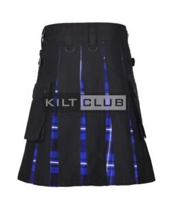 Alternative view of Ramsay Blue Tartan Utility Hybrid kilt