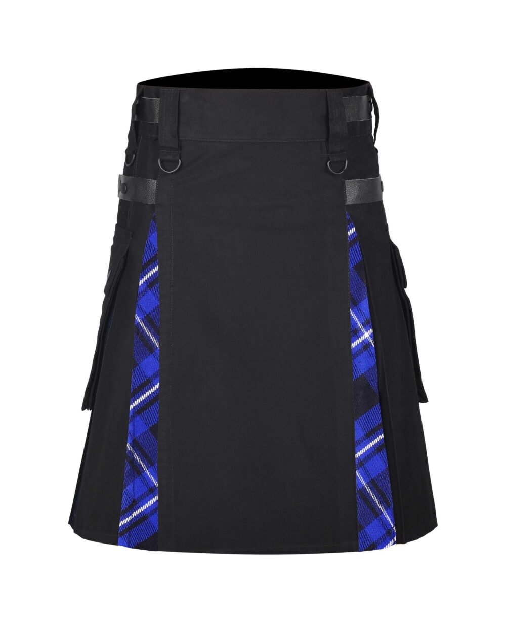 Ramsay Blue Cotton Hybrid Utility kilt