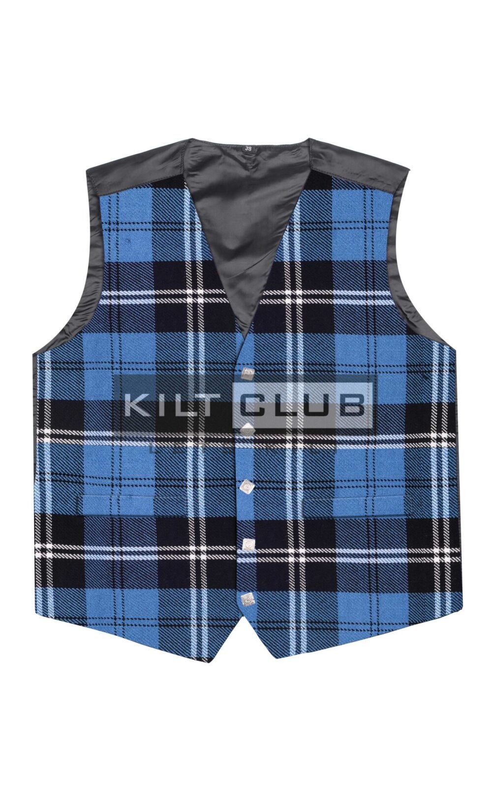 Ramsey Blue Hunting Tartan Vest