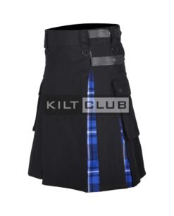 Alternative view of Ramsey blue hybrid kilt