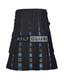 Alternative view of Robertson Huntin Tartan Utility Hybrid kilt