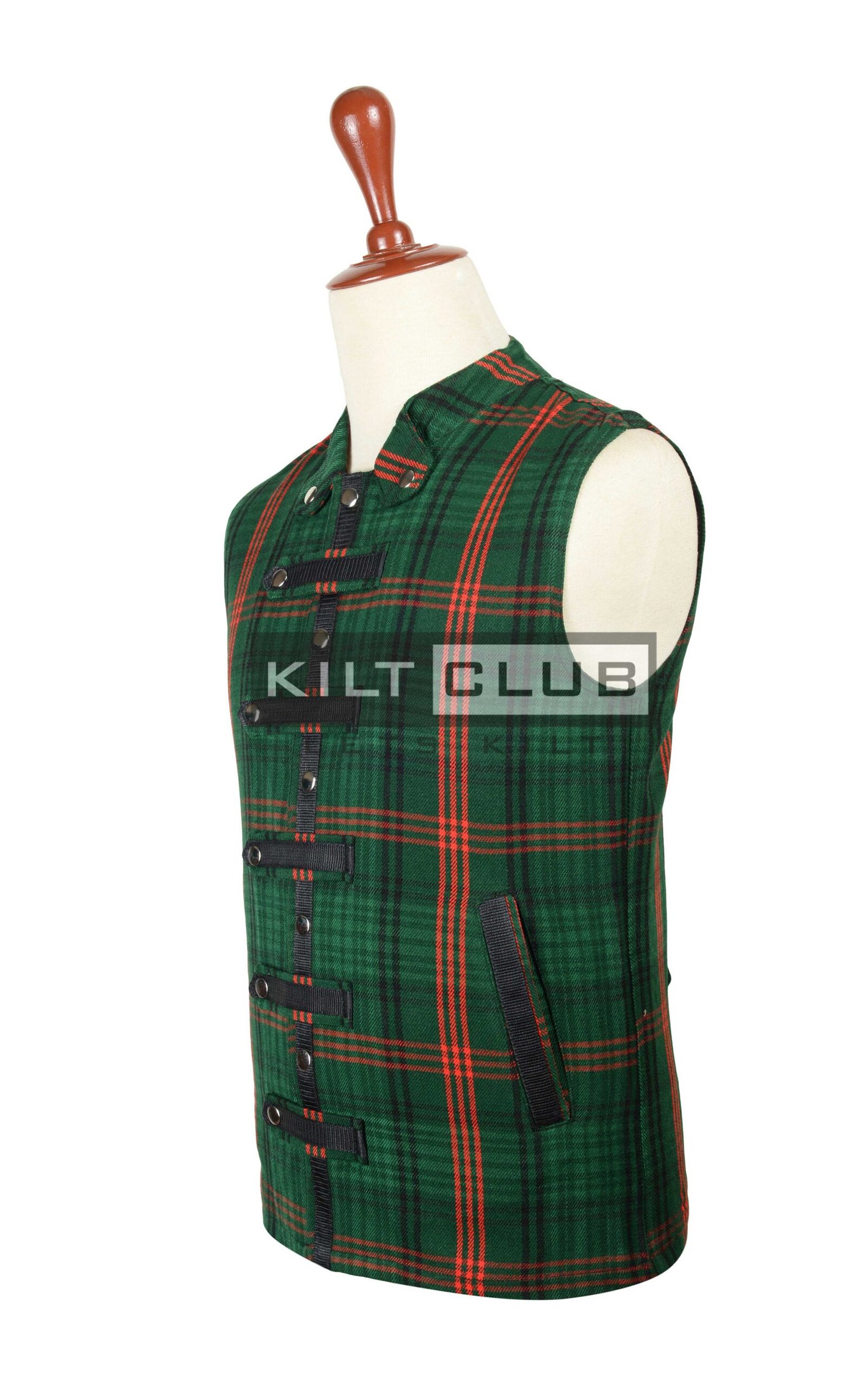 Ross Hunting Modern Tartan Fashion Waistcoat - Image 2
