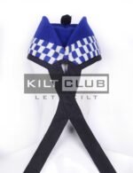 Royal Blue Wool - Royal Blue White Diced Cap - Image 3