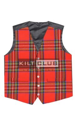 Alternative view of Royal Stewart Tartan Waistcoat