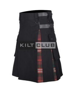 Alternative view of Scott Hunting Tartan 8 Yard Hybrid Kilt