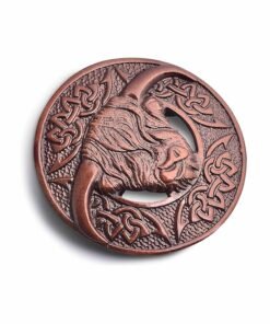 Scottish Antique Pin Cow Bronze