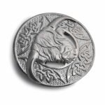 Scottish Antique Pin Cow Silver Antique