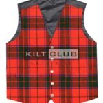 Scottish Rose Tartan Waistcoat