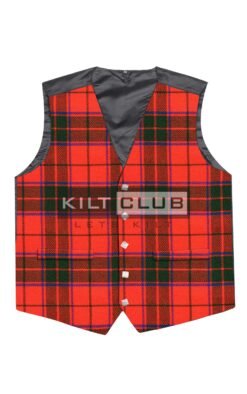 Scottish Rose Tartan Waistcoat