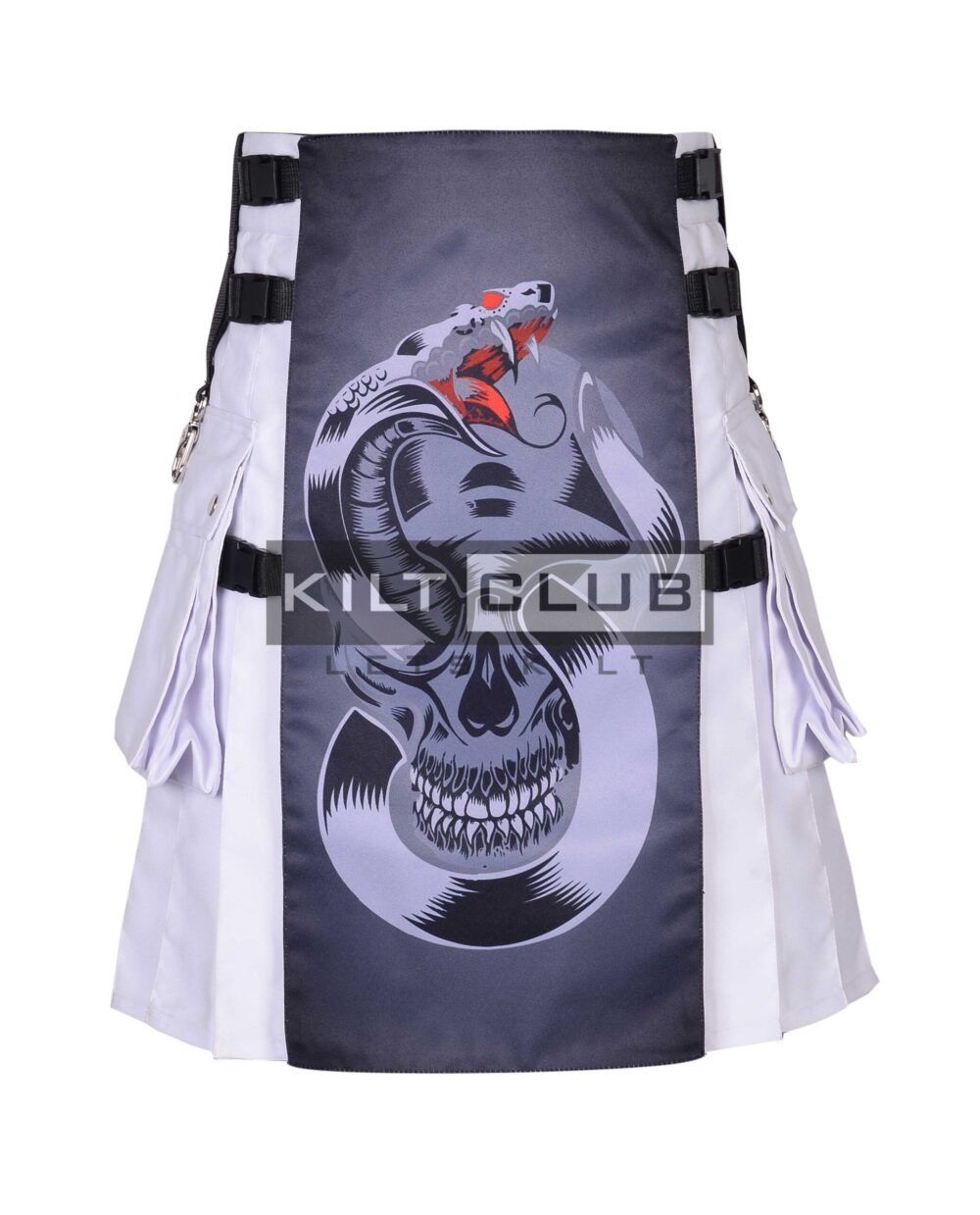Skull and Snake Gothic Kilt
