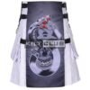 Skull and Snake Gothic Kilt